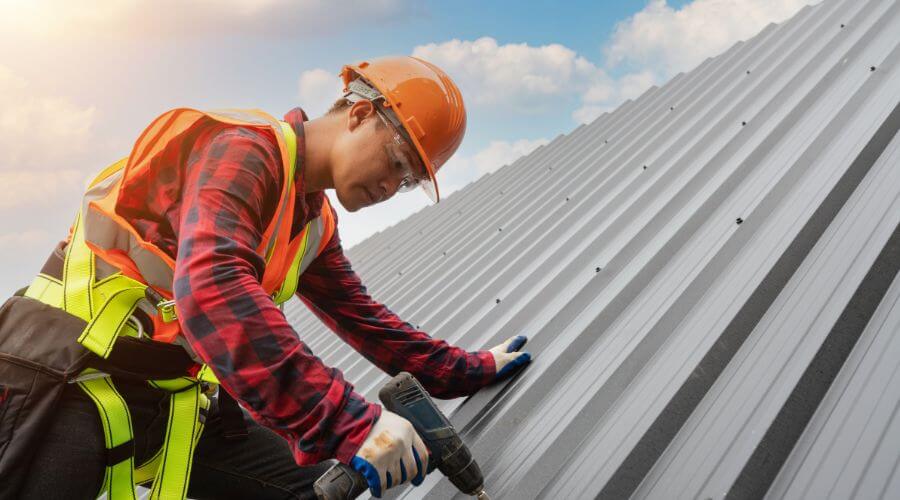 Professional metal roof installation in Saint John, IN